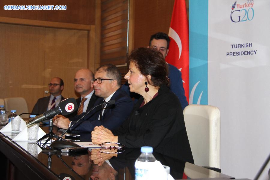 TURKEY-ANKARA-G20 SUMMIT-PRESS CONFERENCE