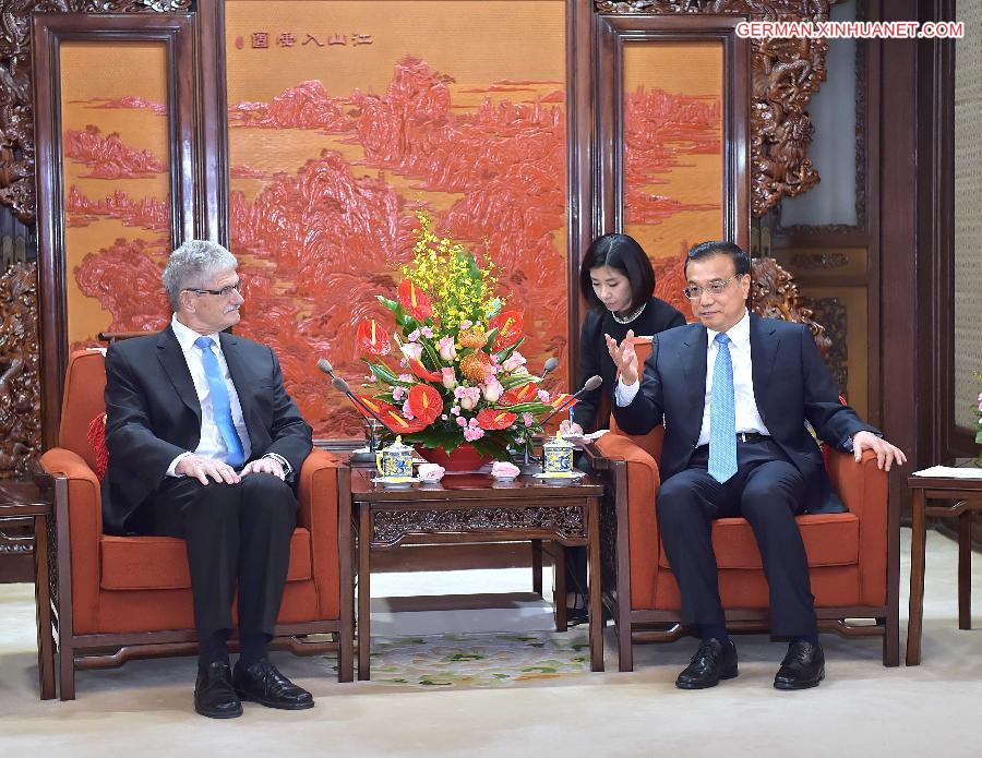 CHINA-BEIJING-LI KEQIANG-MOGENS LYKKETOFT-MEETING(CN)