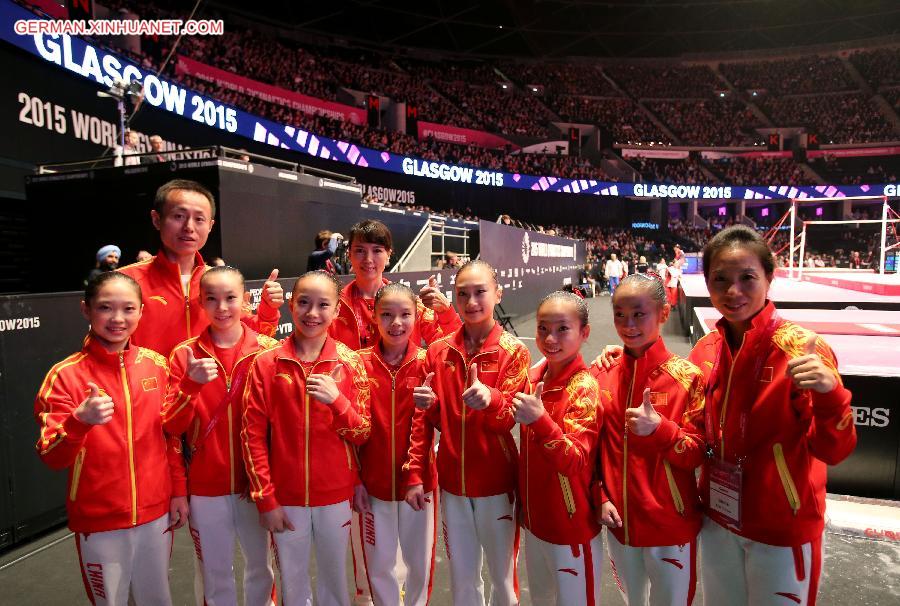 (SP)UK-GLASGOW-GYMNASTICS-WORLD CHAMPIONSHIPS-WOMEN’S TEAM FINAL