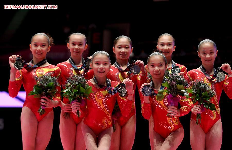 (SP)UK-GLASGOW-GYMNASTICS-WORLD CHAMPIONSHIPS-WOMEN’S TEAM FINAL