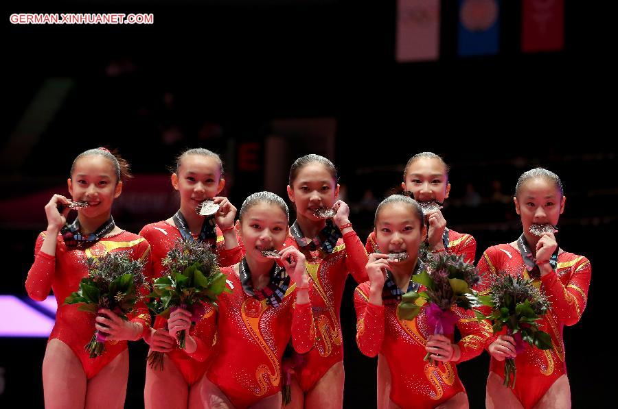 (SP)UK-GLASGOW-GYMNASTICS-WORLD CHAMPIONSHIPS-WOMEN’S TEAM FINAL