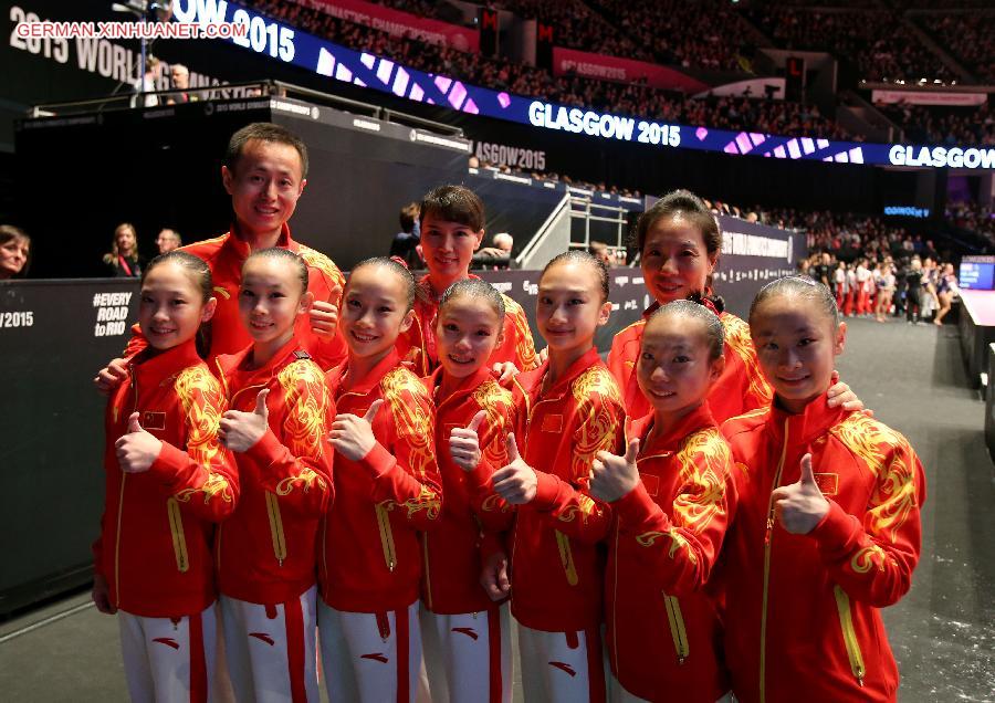 (SP)UK-GLASGOW-GYMNASTICS-WORLD CHAMPIONSHIPS-WOMEN’S TEAM FINAL