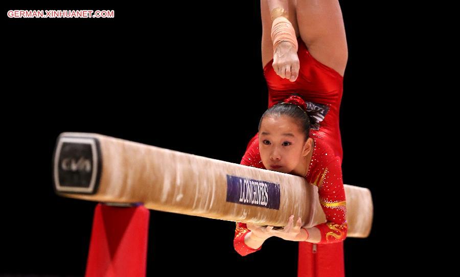 (SP)UK-GLASGOW-GYMNASTICS-WORLD CHAMPIONSHIPS-WOMEN’S TEAM FINAL