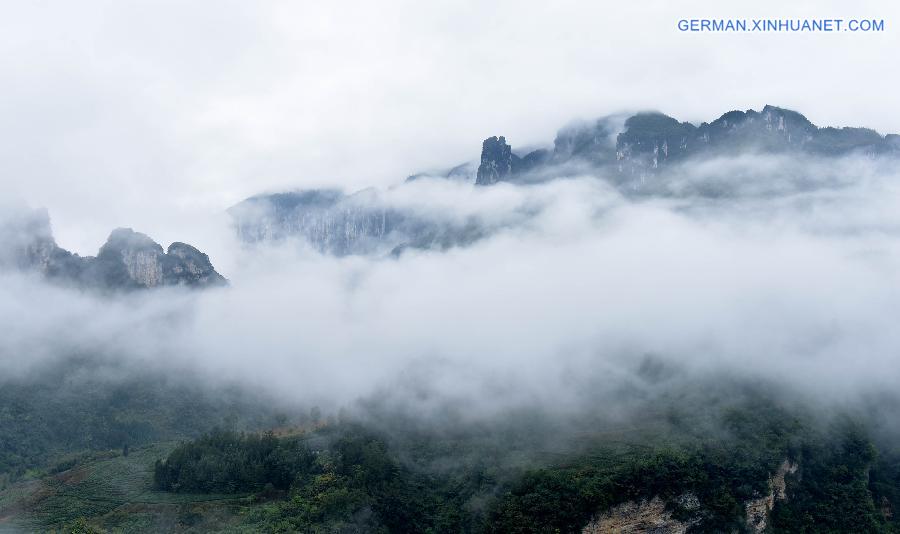 CHINA-HUBEI-GRAND CANYON-SCENERY (CN) 