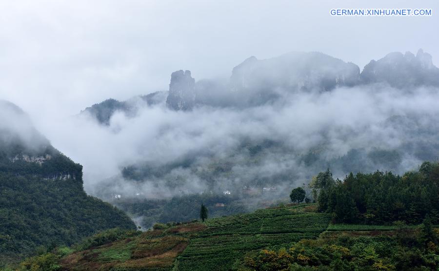 CHINA-HUBEI-GRAND CANYON-SCENERY (CN) 