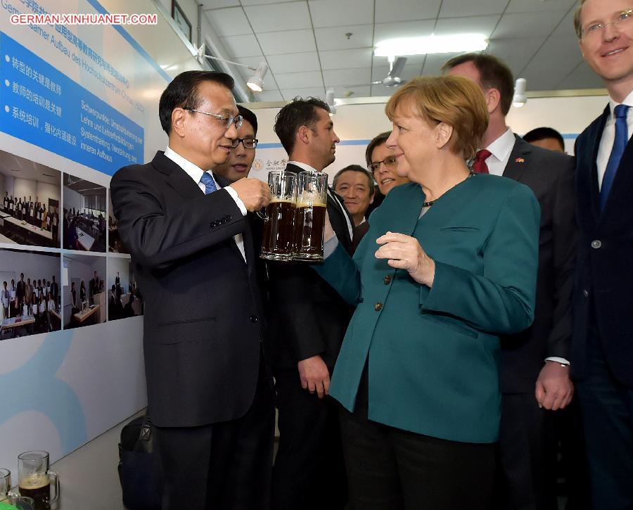 CHINA-HEFEI-LI KEQIANG-MERKEL-UNIVERSITY-VISIT(CN)