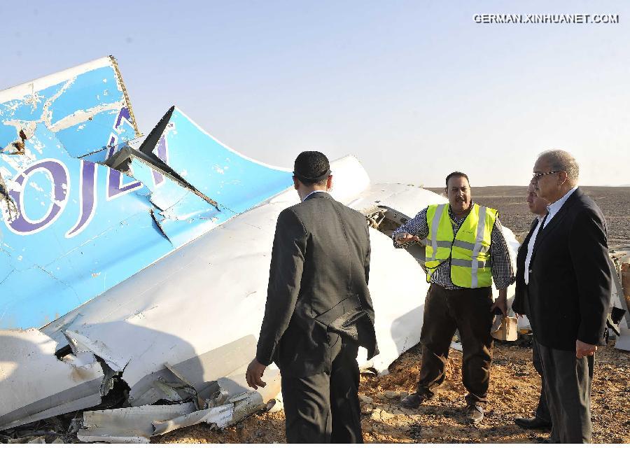 EGYPT-RUSSIA-PLANE-CRASH-PM-SHERIF ISMAIL