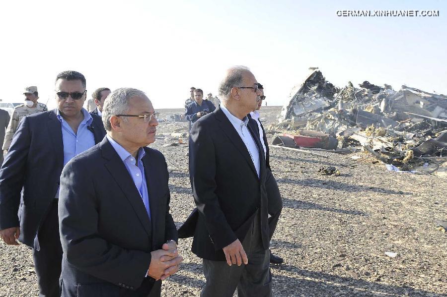 EGYPT-RUSSIA-PLANE-CRASH-PM-SHERIF ISMAIL