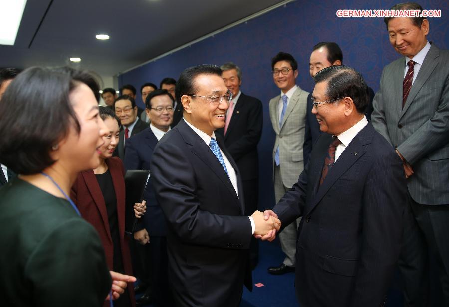 ROK-CHINA-LI KEQIANG-TOURISM YEAR-CLOSING