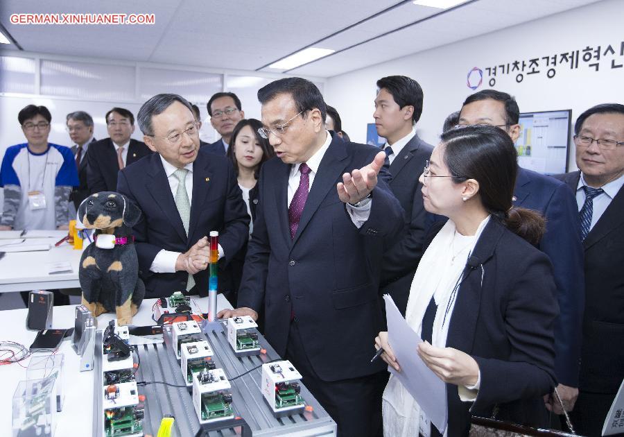 SOUTH KOREA-CHINA-LI KEQIANG-VISIT