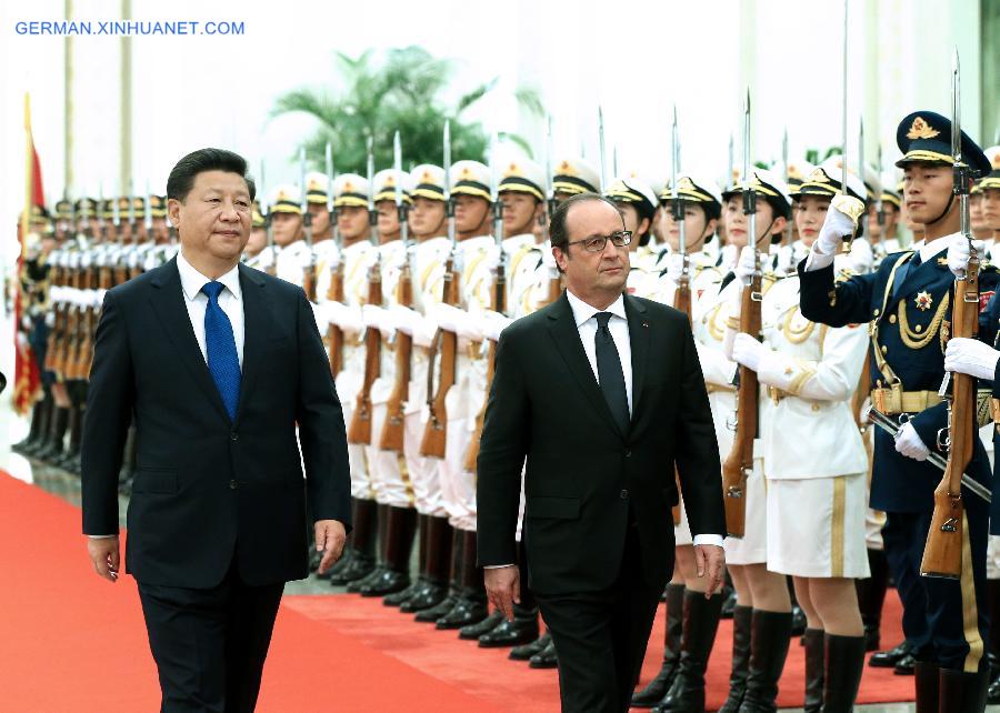 CHINA-BEIJING-XI JINPING-FRANCOIS HOLLANDE-TALKS (CN)