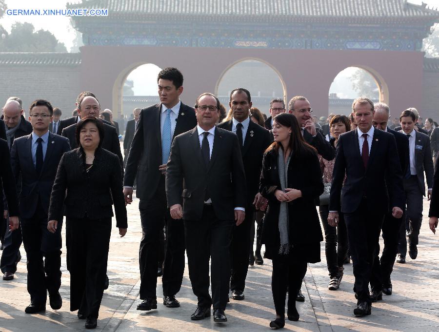 CHINA-BEIJING-FRENCH PRESIDENT-TEMPLE OF HEAVEN-VISIT (CN)