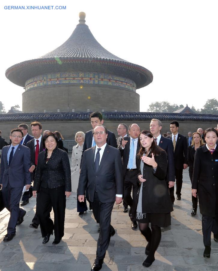 CHINA-BEIJING-FRENCH PRESIDENT-TEMPLE OF HEAVEN-VISIT (CN)