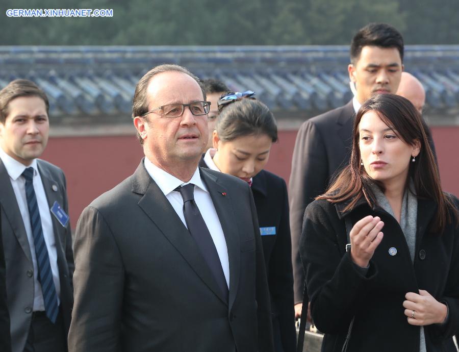 CHINA-BEIJING-FRENCH PRESIDENT-TEMPLE OF HEAVEN-VISIT (CN)