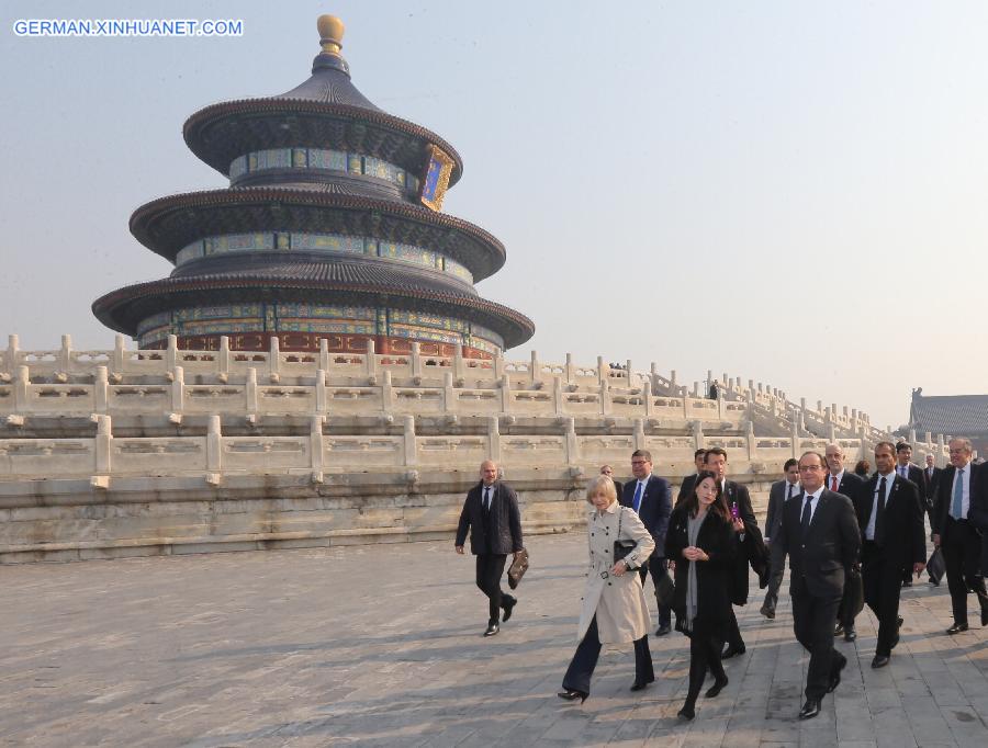 CHINA-BEIJING-FRENCH PRESIDENT-TEMPLE OF HEAVEN-VISIT (CN)