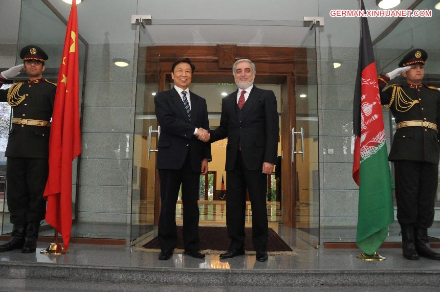 AFGHANISTAN-CHINA-LI YUANCHAO-ABDULLAH