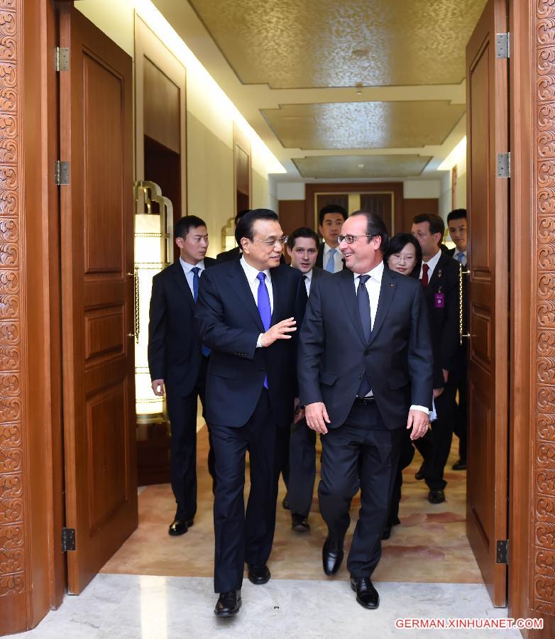 CHINA-BEIJING-LI KEQIANG-FRENCH PRESIDENT-HOLLANDE-MEETING (CN)
