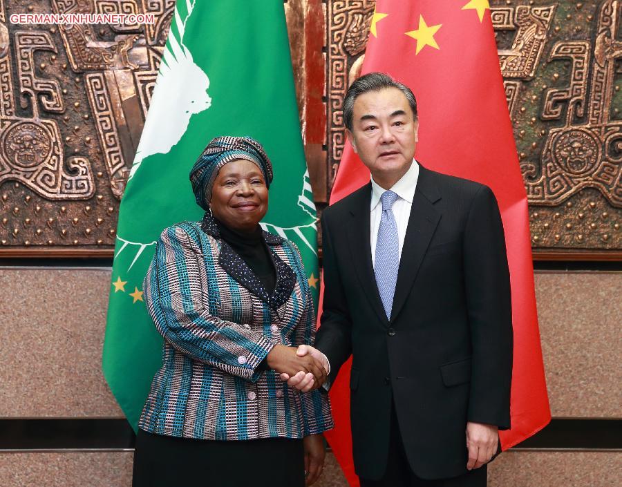 CHINA-BEIJING-WANG YI-AUC-ZUMA-TALKS (CN)