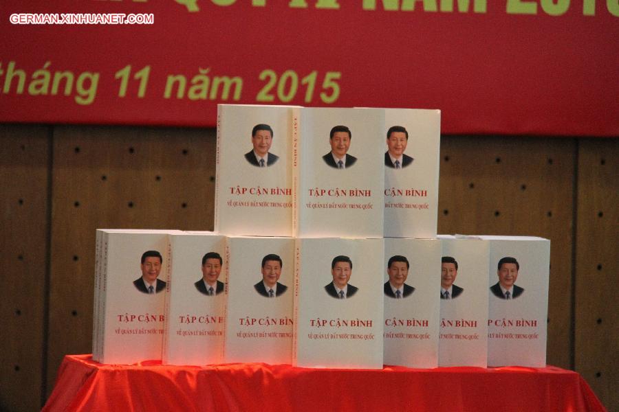 VIETNAM-HANOI-CHINESE PRESIDENT-BOOK RELEASE