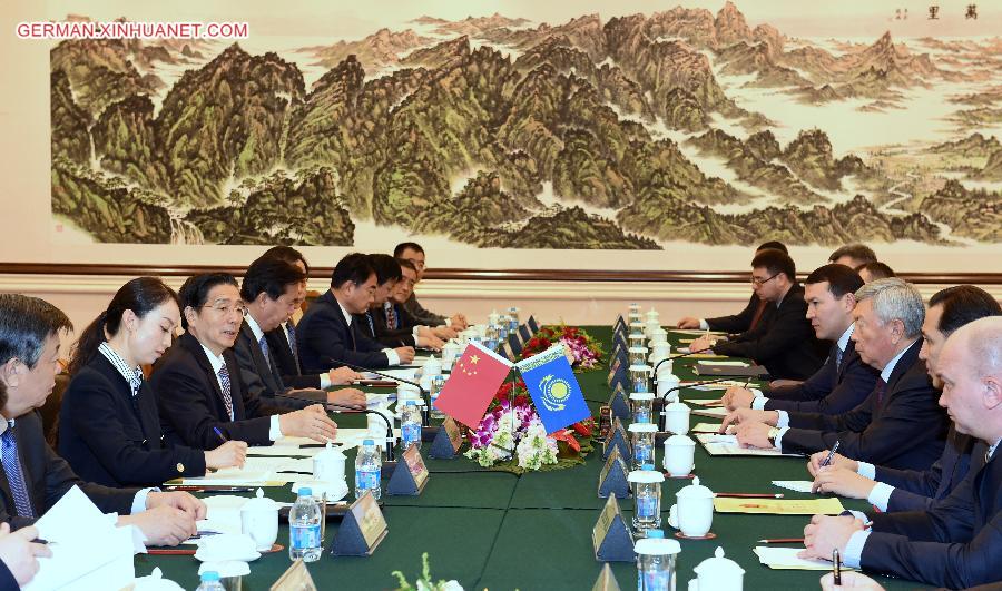 CHINA-BEIJING-GUO SHENGKUN-KAZAKHSTAN-HEAD OF NSC-TALKS (CN)