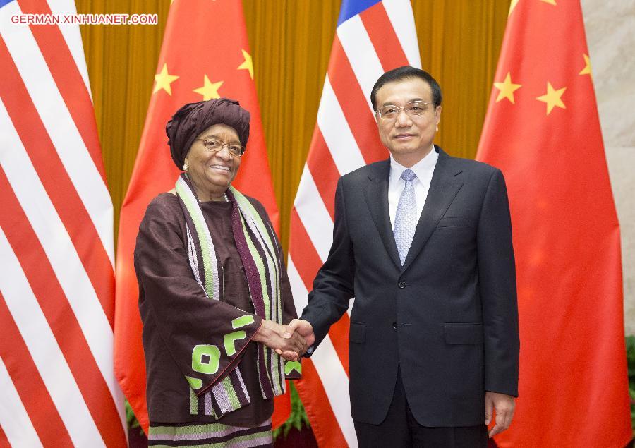 CHINA-BEIJING-LI KEQIANG-LIBERIA-MEETING (CN)