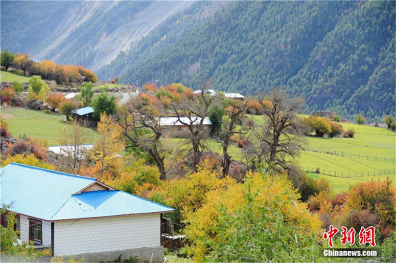 Wundersch ne Landschaft in Tibet