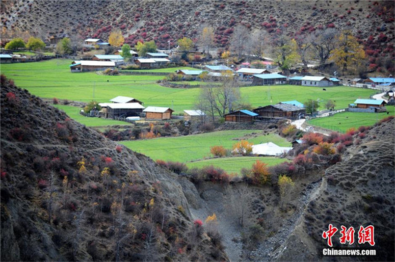 Wundersch ne Landschaft in Tibet