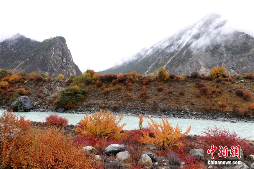 Wundersch ne Landschaft in Tibet