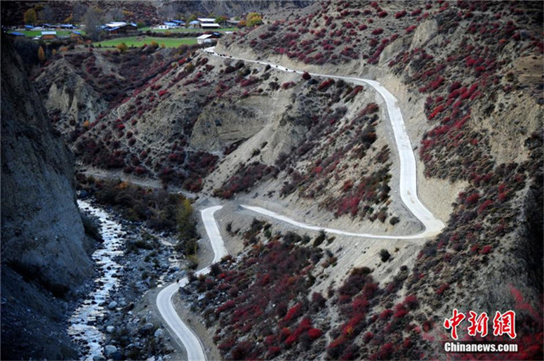 Wundersch ne Landschaft in Tibet