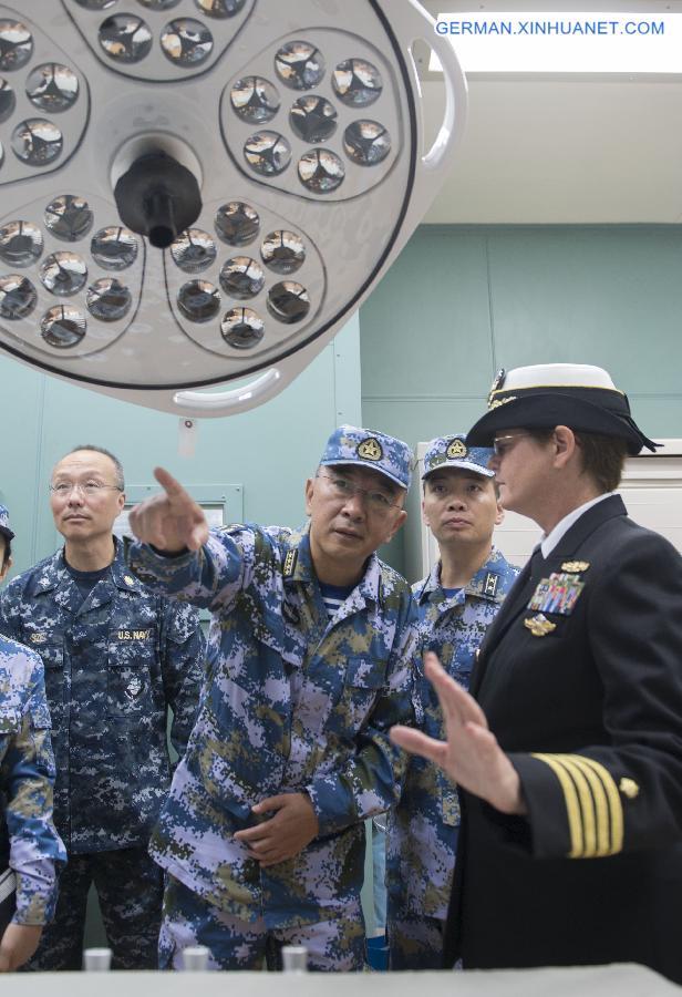 U.S.-SAN DIEGO-CHINESE NAVY-HOSPITAL SHIP-VISIT