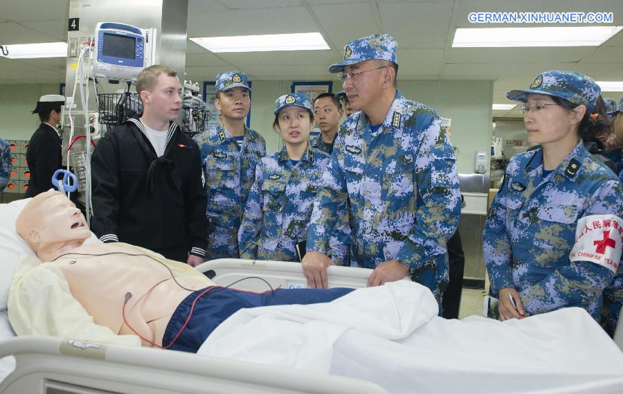 U.S.-SAN DIEGO-CHINESE NAVY-HOSPITAL SHIP-VISIT