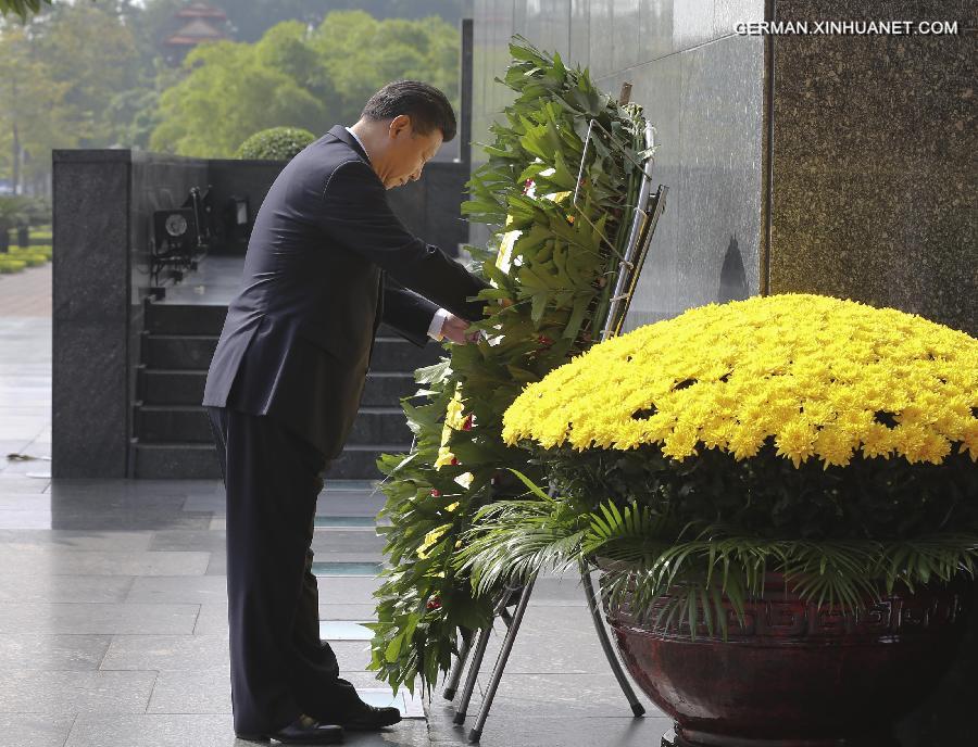 VIETNAM-HANOI-CHINA-XI JINPING-HO CHI MINH MAUSOLEUM