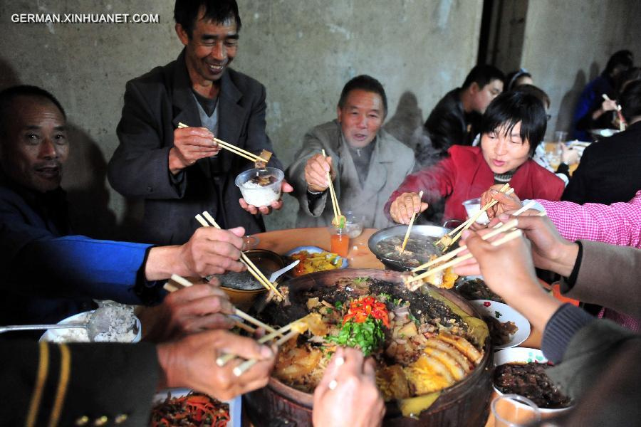 #CHINA-HUBEI-YICHANG-GONGJIAHE VILLAGE-STEAMED PORK FEAST(CN)