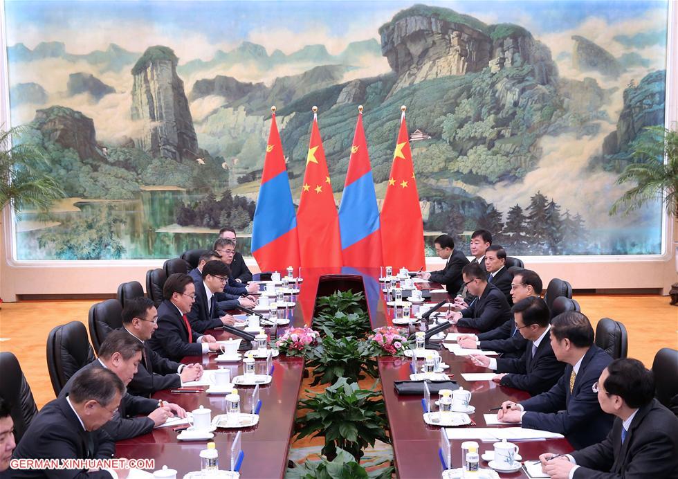 CHINA-MONGOLIA-LI KEQIANG-ELBEGDORJ-MEET (CN)