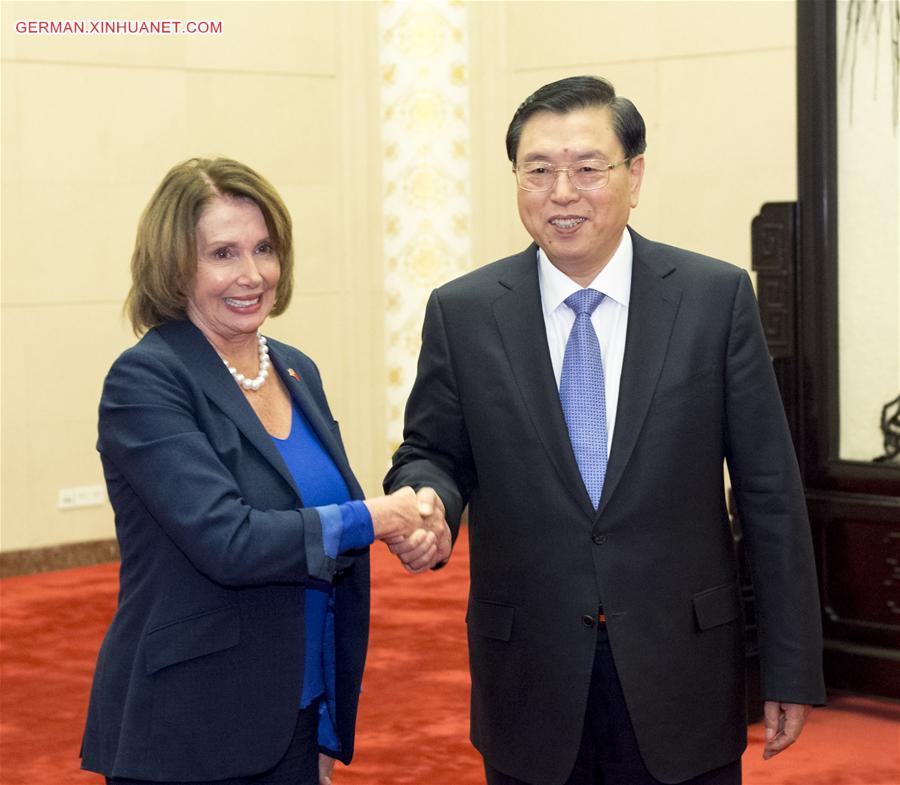 CHINA-ZHANG DEJIANG-U.S.-PELOSI-MEETING(CN)