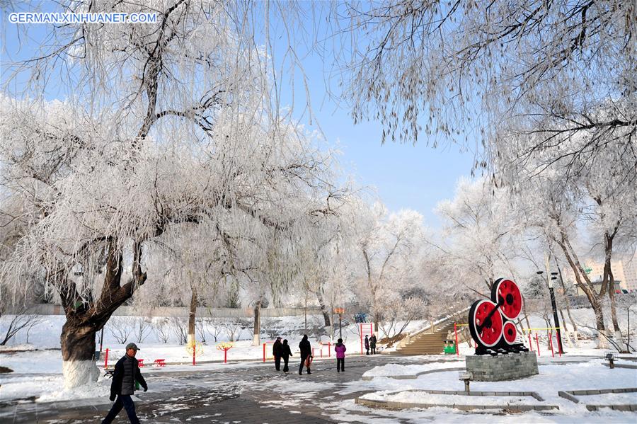 #CHINA-HEILONGJIANG-RIME SCENERY (CN)