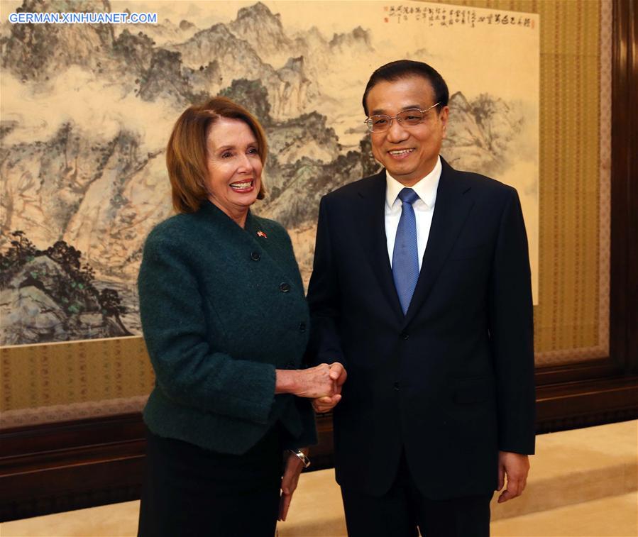 CHINA-BEIJING-LI KEQIANG-U.S.-PELOSI-MEETING(CN) 