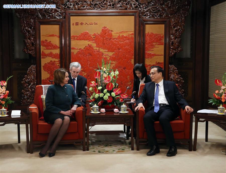 CHINA-BEIJING-LI KEQIANG-U.S.-PELOSI-MEETING(CN) 