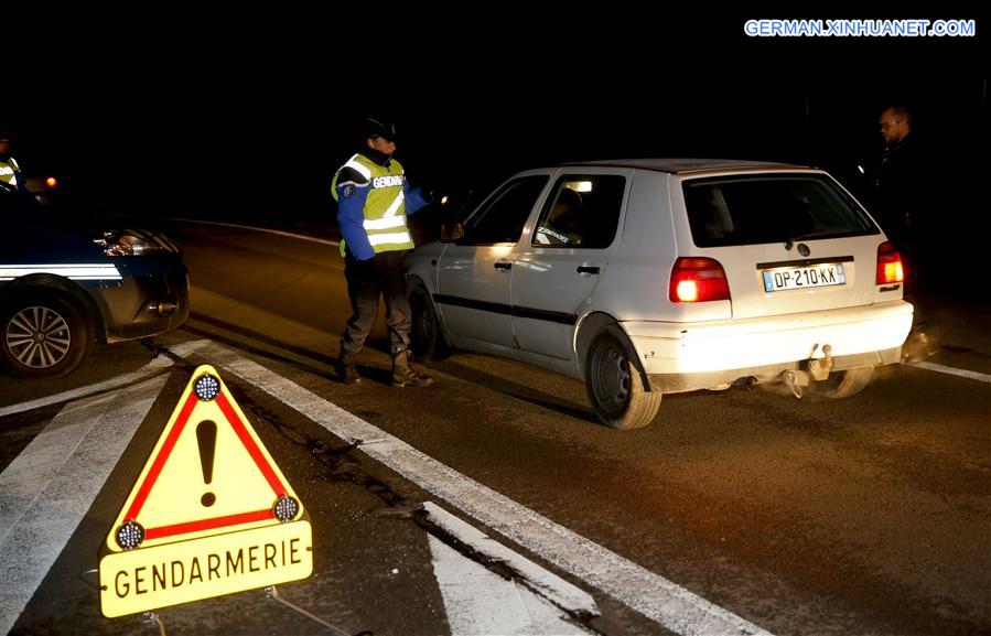 FRANCE-BELGIUM-BORDER-BETTIGNIES-SECURITY 