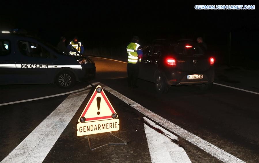 FRANCE-BELGIUM-BORDER-BETTIGNIES-SECURITY 