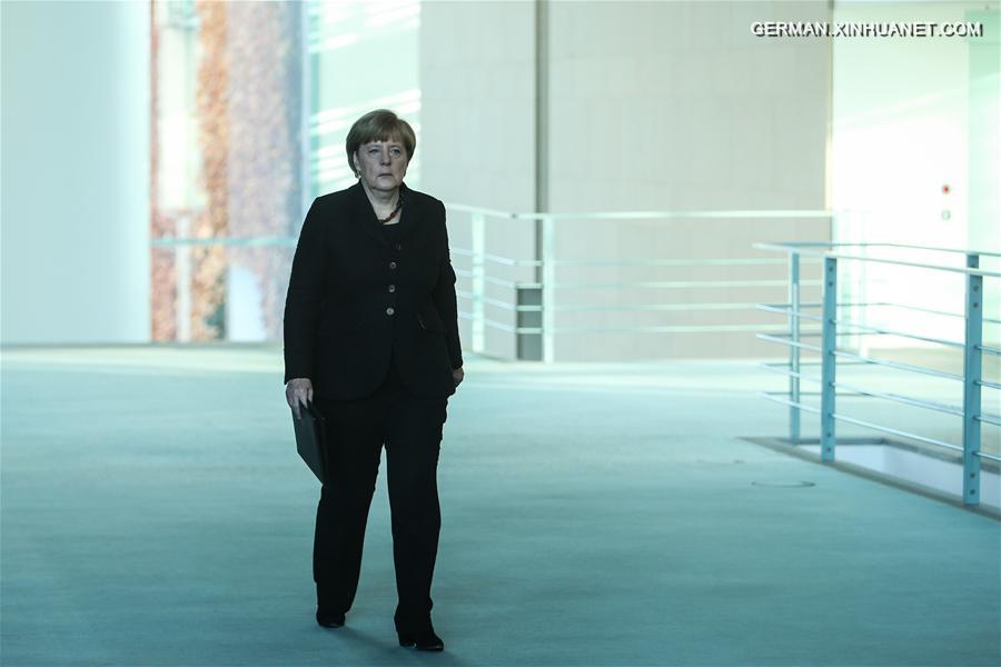 GERMANY-BERLIN-ANGELA MERKEL-PRESS