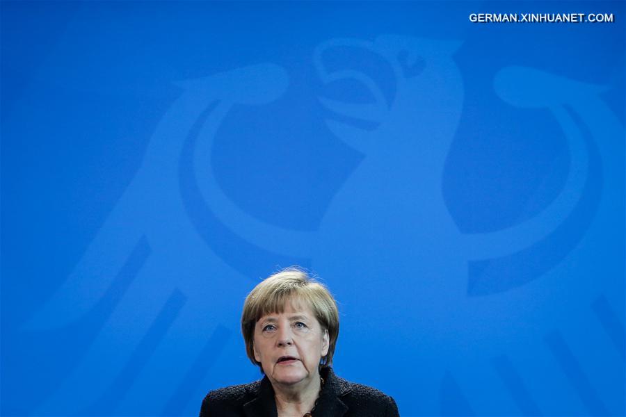 GERMANY-BERLIN-ANGELA MERKEL-PRESS