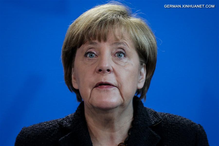 GERMANY-BERLIN-ANGELA MERKEL-PRESS