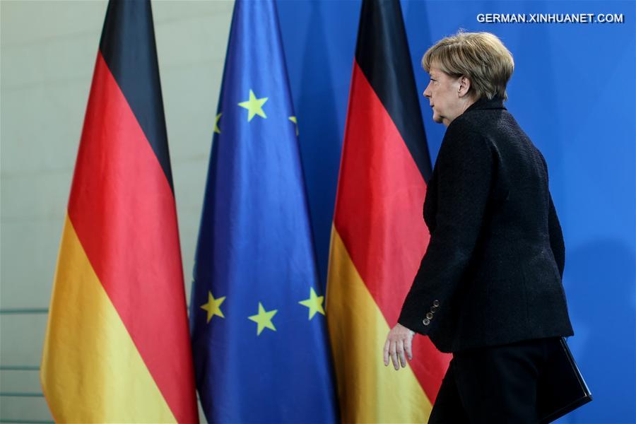 GERMANY-BERLIN-ANGELA MERKEL-PRESS