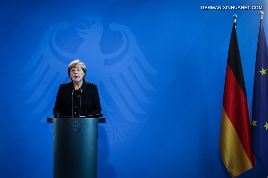 GERMANY-BERLIN-ANGELA MERKEL-PRESS