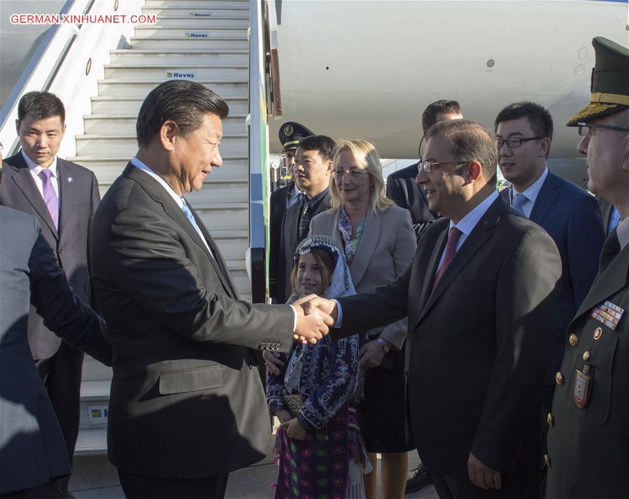 TURKEY-CHINA-XI JINPING-G20-ARRIVAL