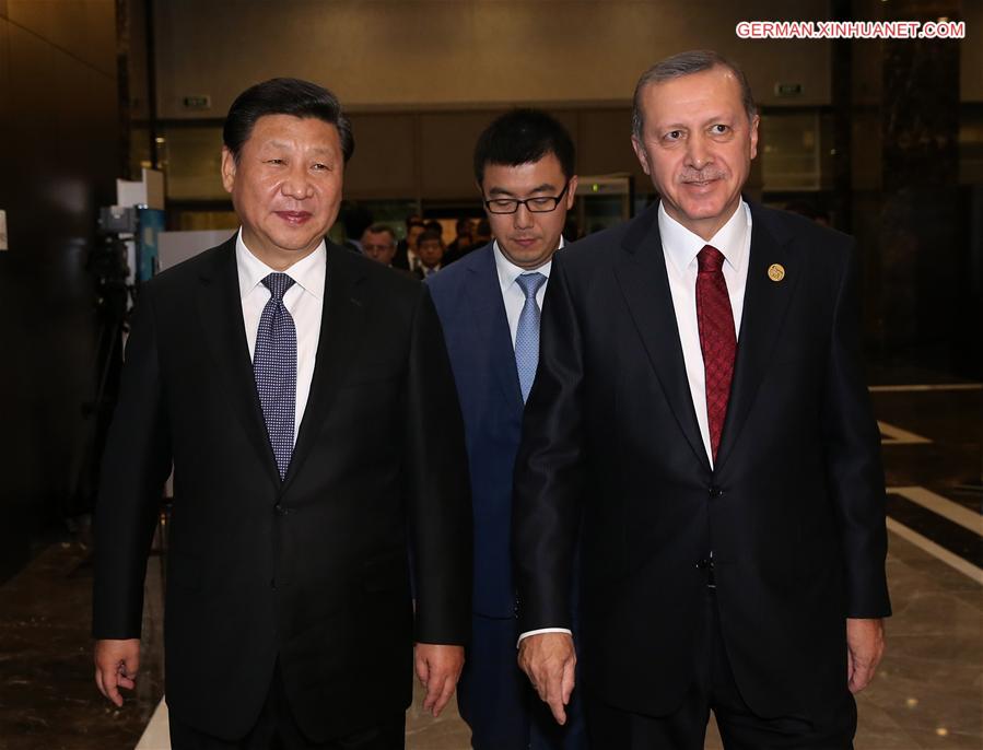 TURKEY-CHINA-PRESIDENTS-MEETING