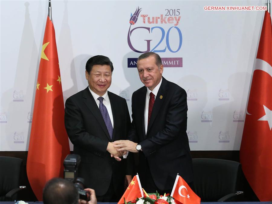 TURKEY-CHINA-PRESIDENTS-MEETING