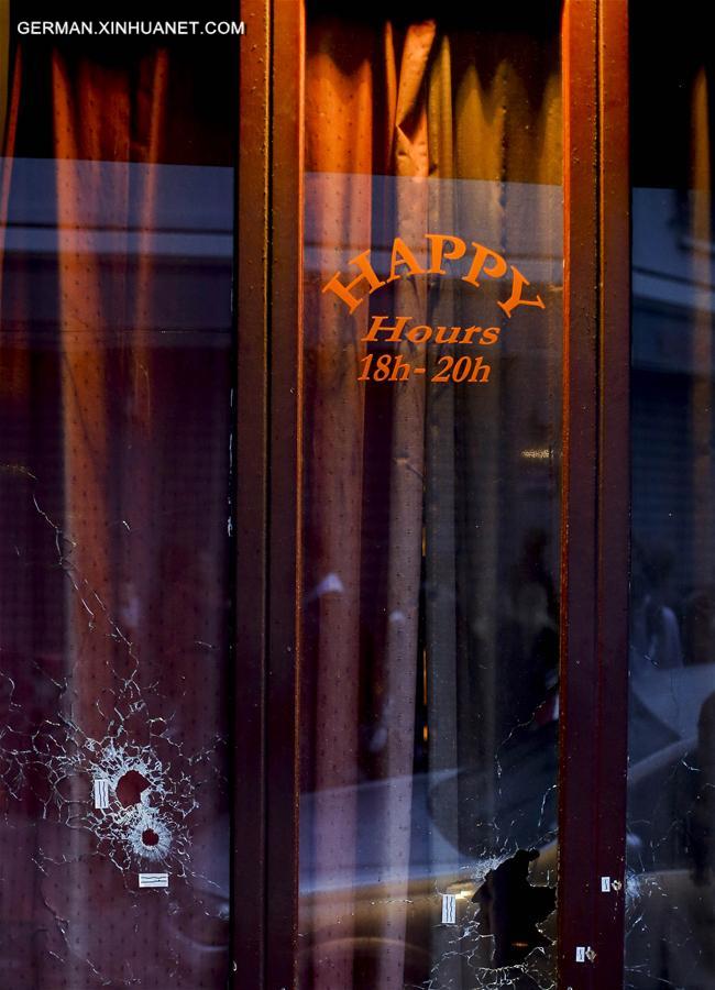 FRANCE-PARIS-ATTACKS-BULLET HOLES