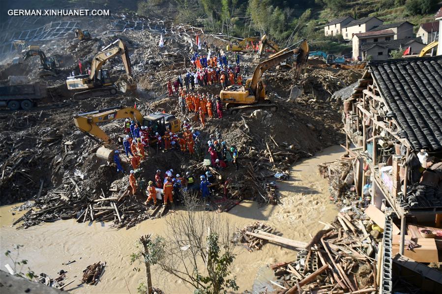 CHINA-ZHEJIANG-LISHUI-LANDSLIDE-AFTERMATH (CN) 